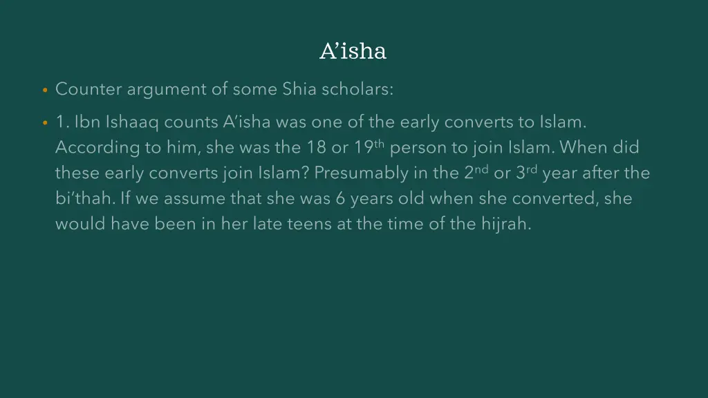a isha 3