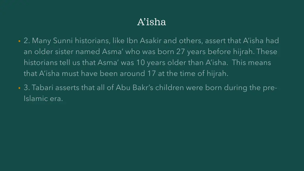 a isha 4
