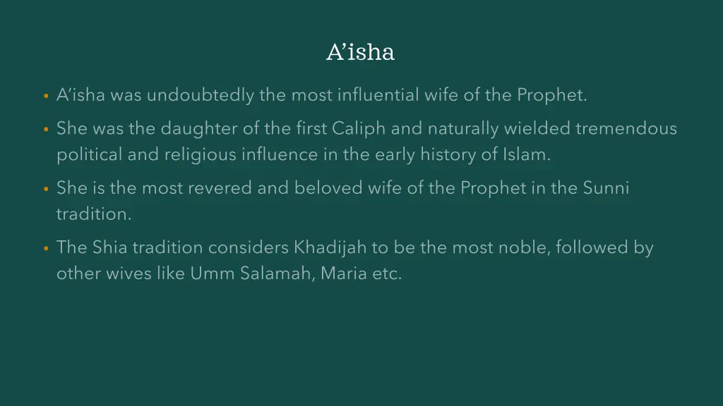 a isha 5
