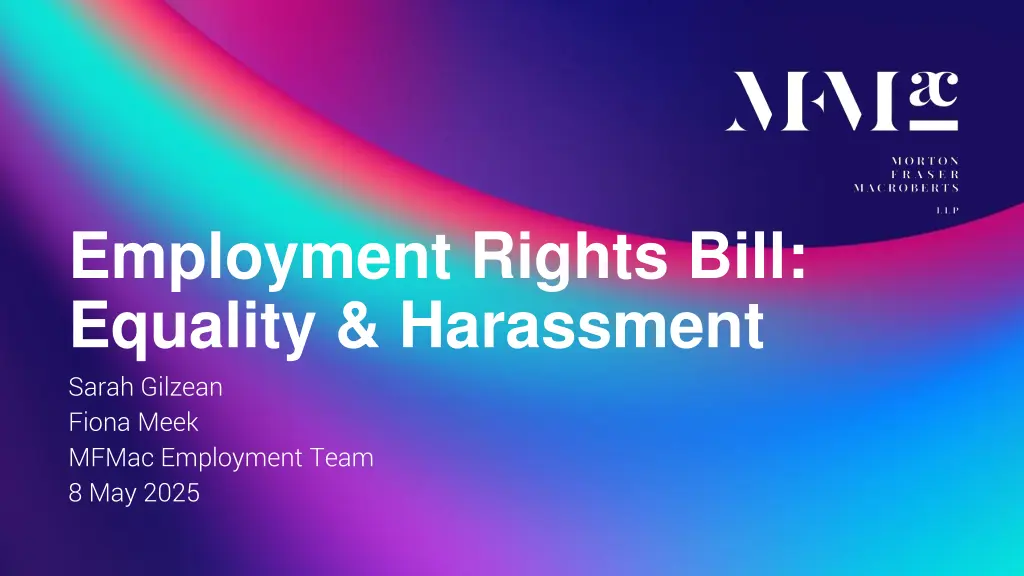employment rights bill equality harassment sarah 1