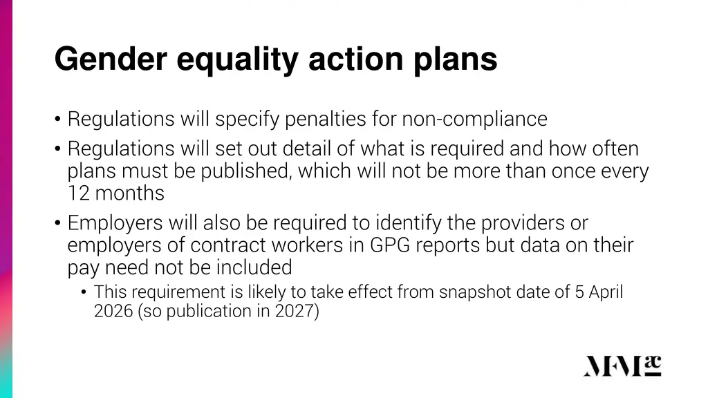 gender equality action plans 1