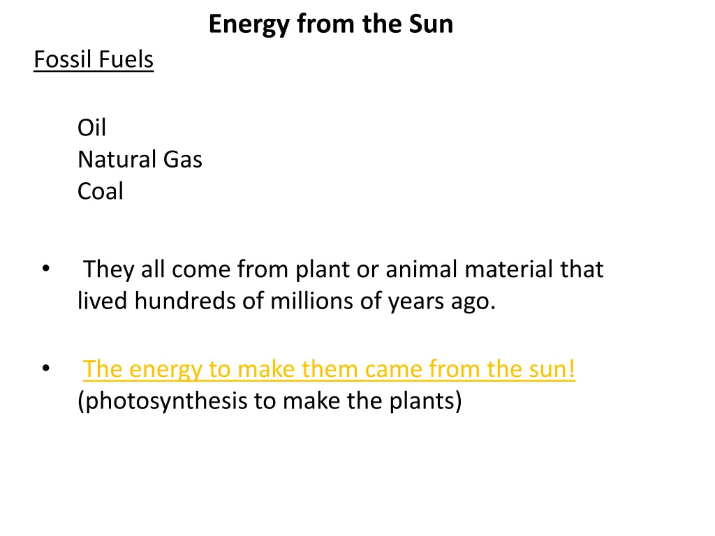 energy from the sun 10