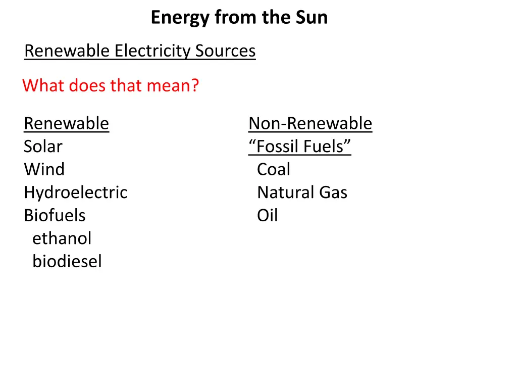 energy from the sun 13