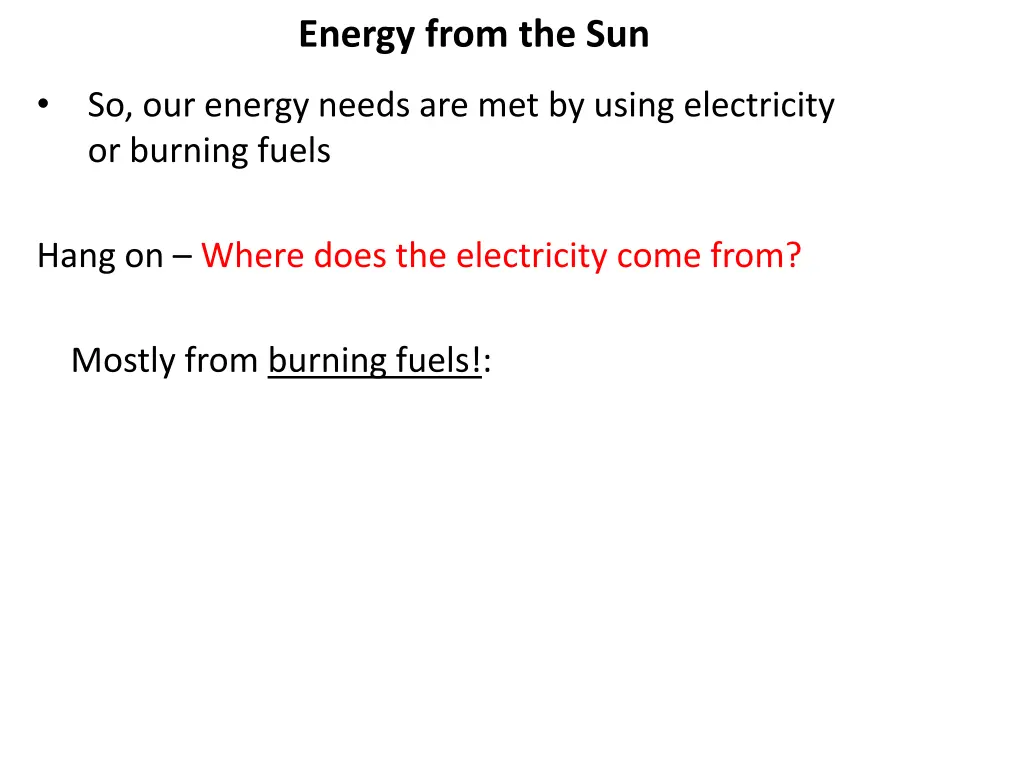energy from the sun 5