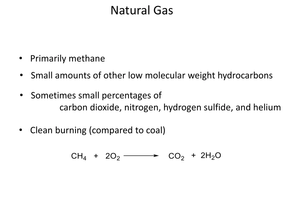 natural gas