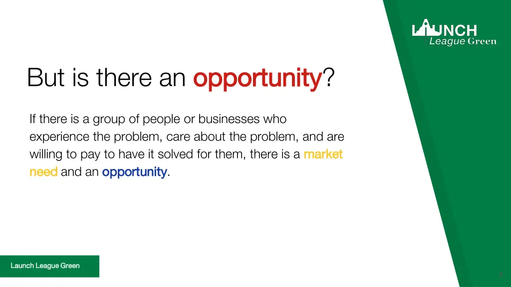 but is there an opportunity