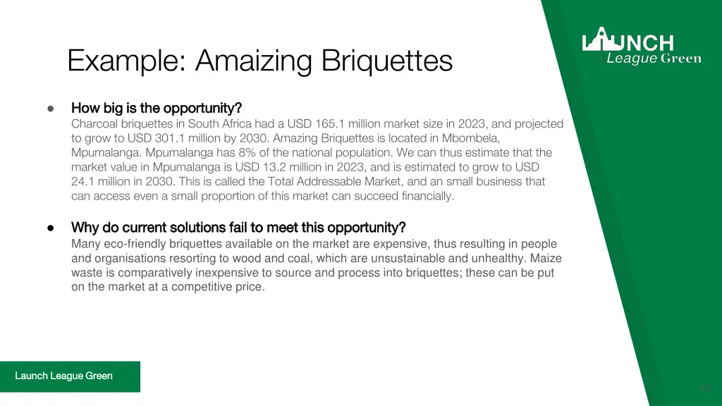 example amaizing briquettes 1