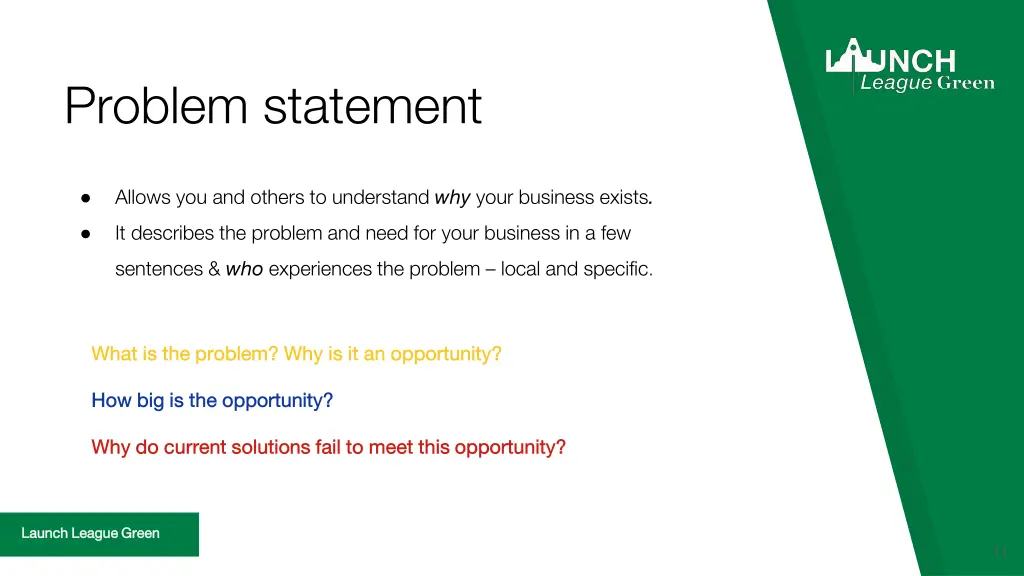 problem statement