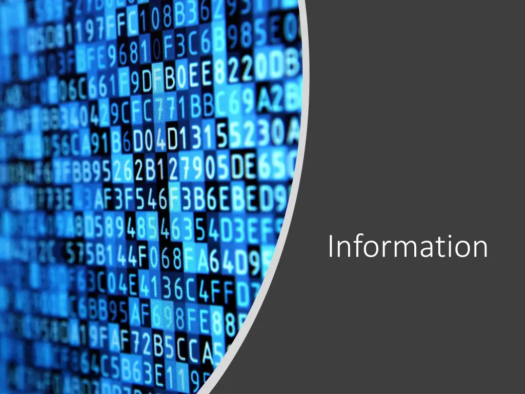 information