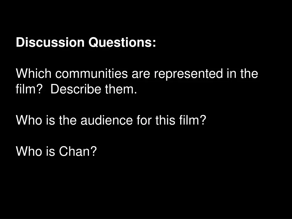 discussion questions 3