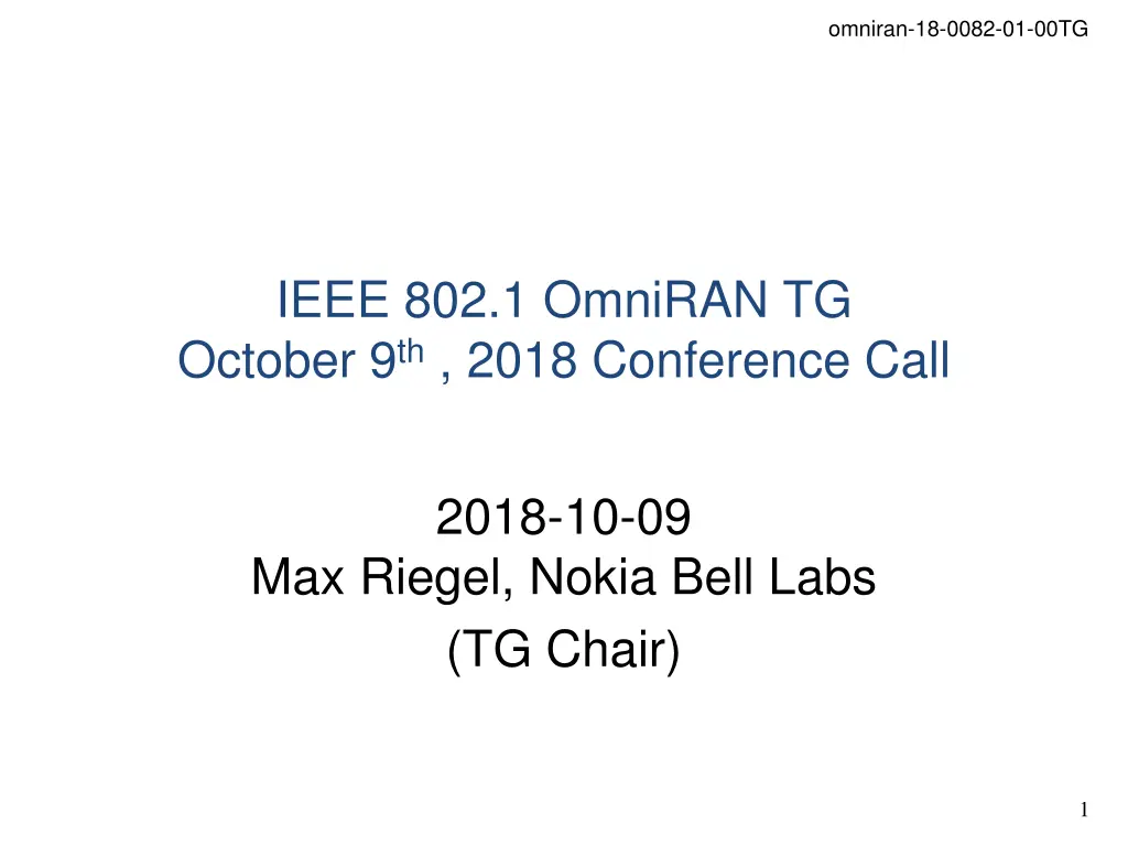 omniran 18 0082 01 00tg