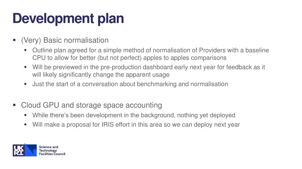 development plan