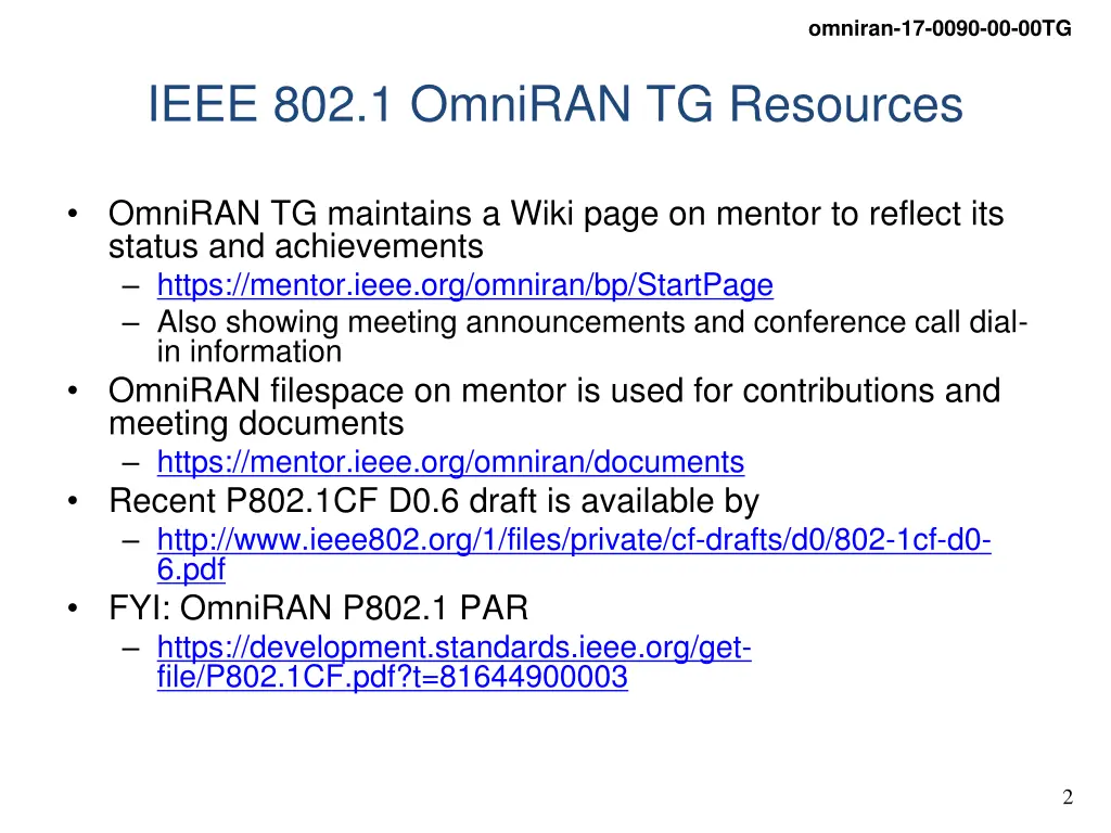 omniran 17 0090 00 00tg 1