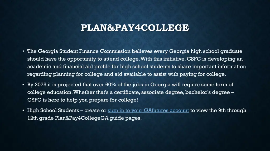 plan pay4college