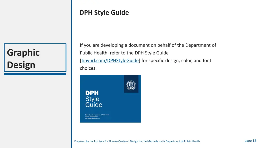 dph style guide