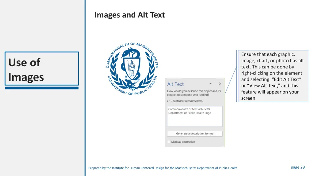 images and alt text