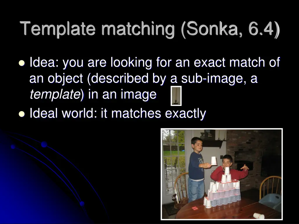 template matching sonka 6 4
