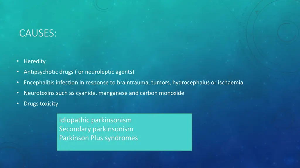 causes