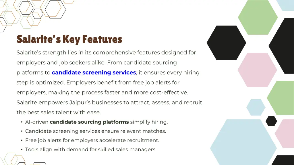 salarite s key features