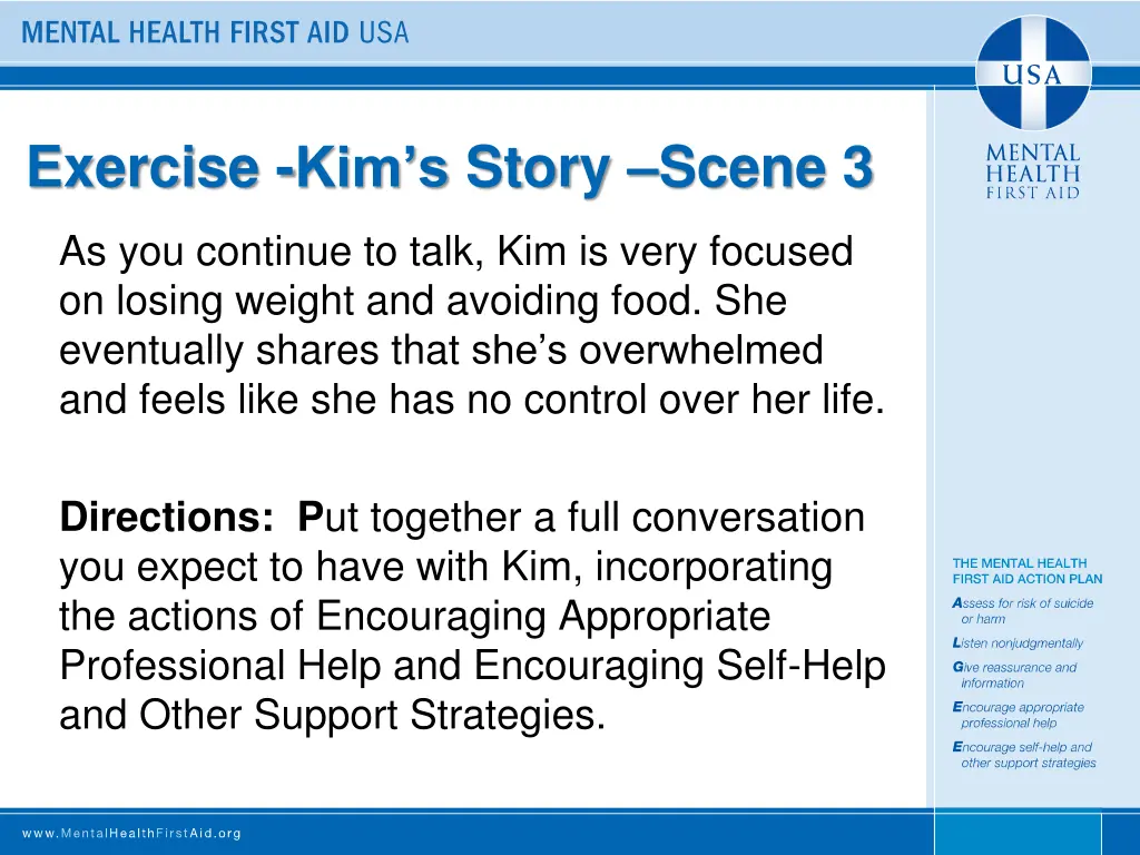 exercise kim s story scene 3