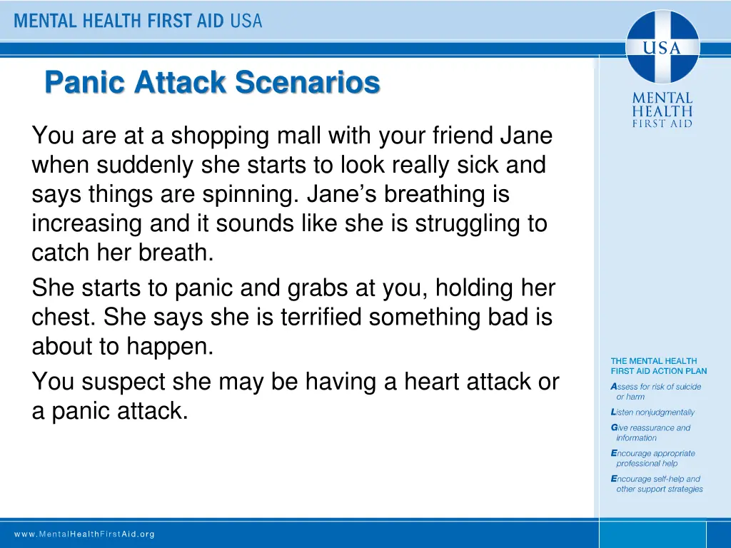 panic attack scenarios