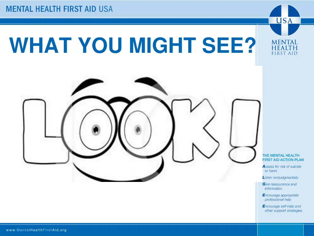 what you might see