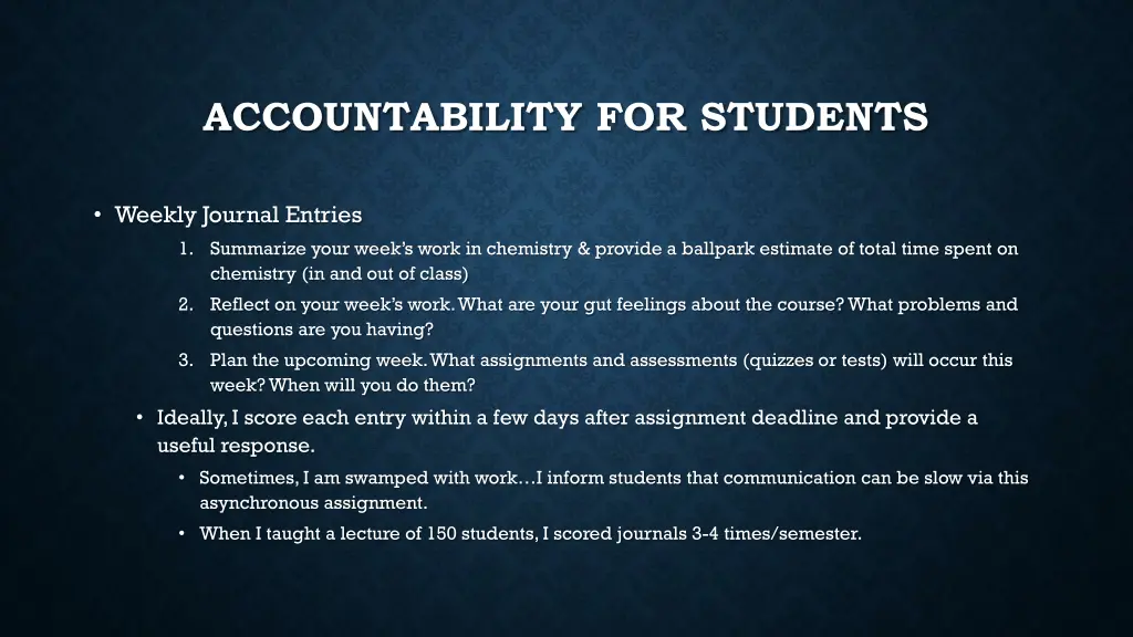 accountability for students 2