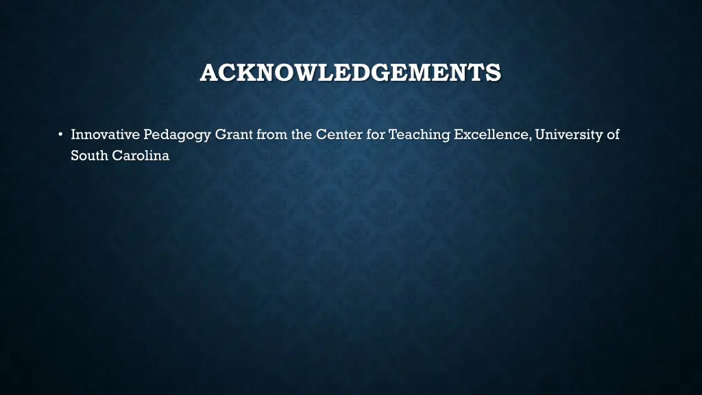 acknowledgements