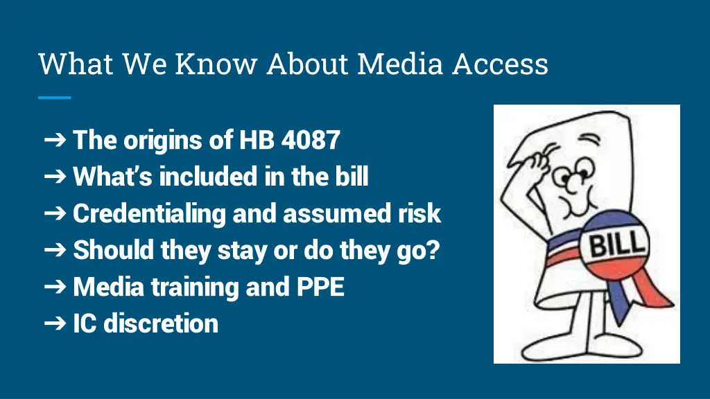 what we know about media access