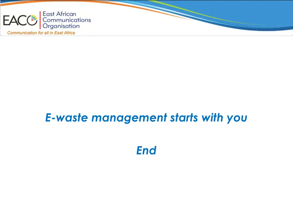 e waste management starts with you