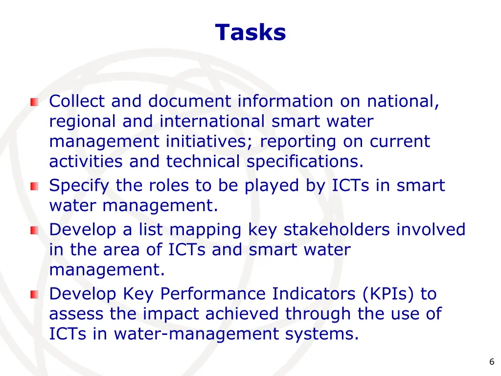 tasks