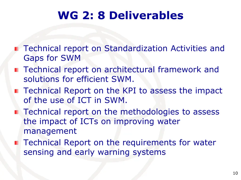 wg 2 8 deliverables