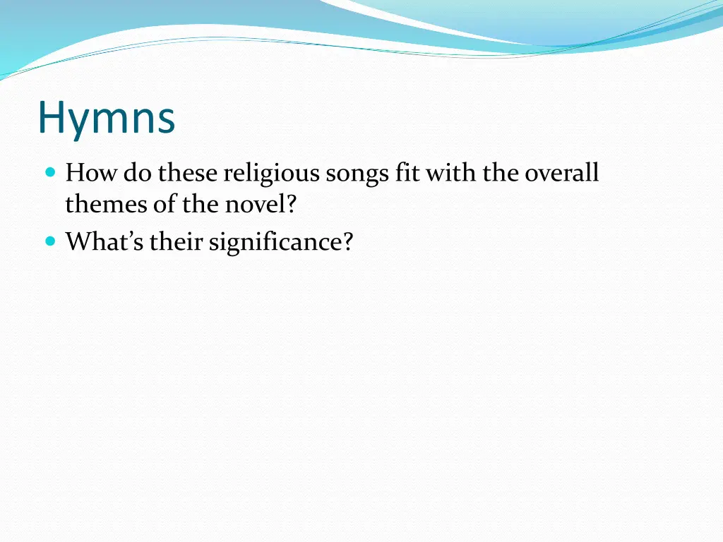 hymns 1
