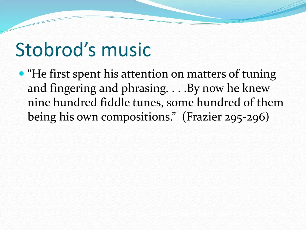 stobrod s music