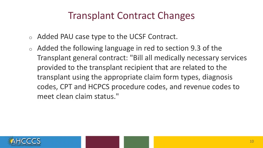 transplant contract changes 1