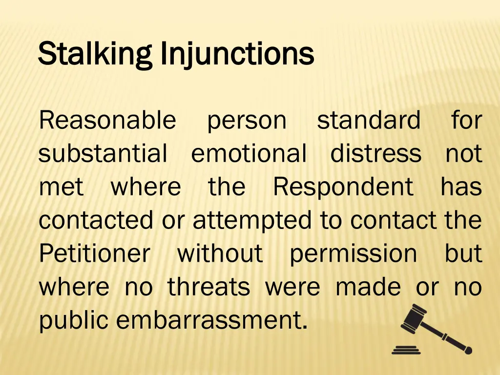 stalking injunctions stalking injunctions 22