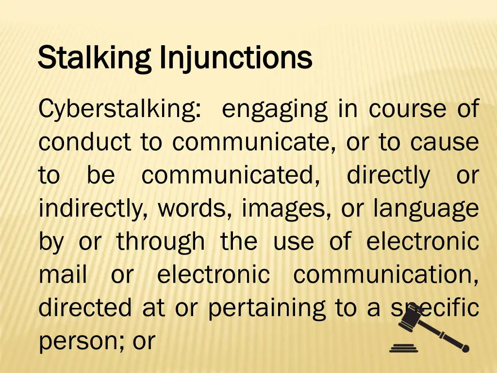 stalking injunctions stalking injunctions 3