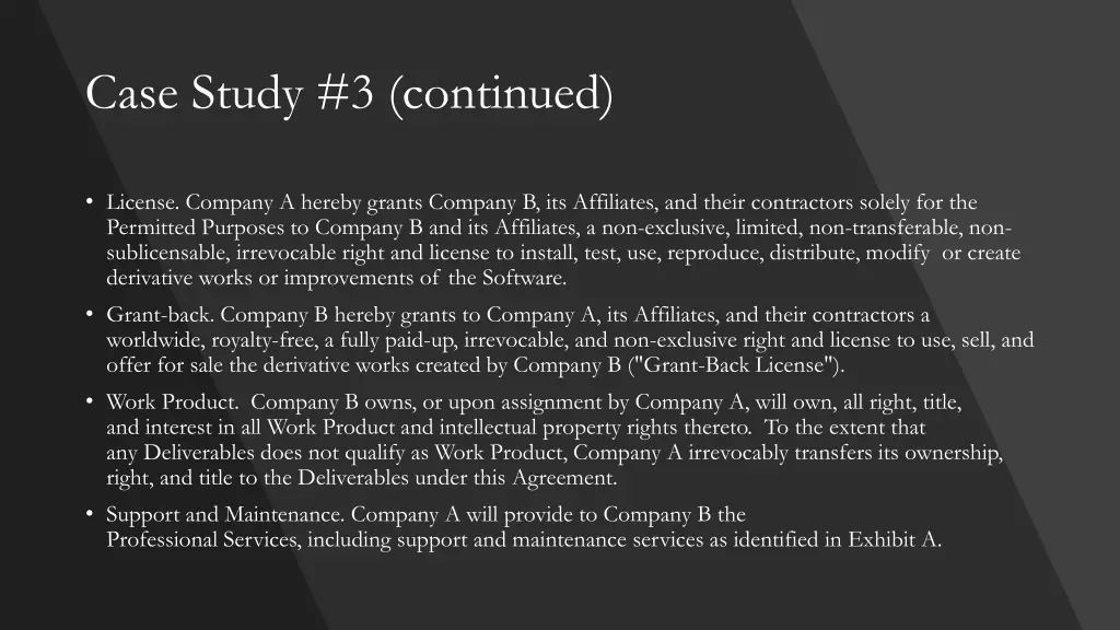 case study 3 continued