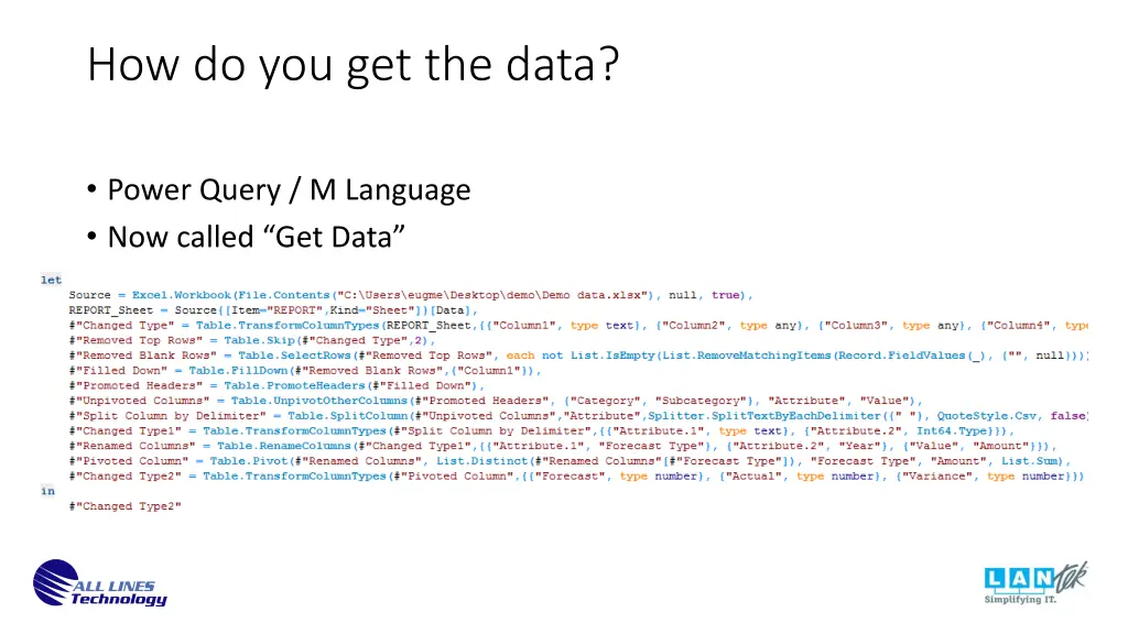 how do you get the data