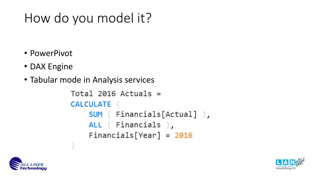 how do you model it