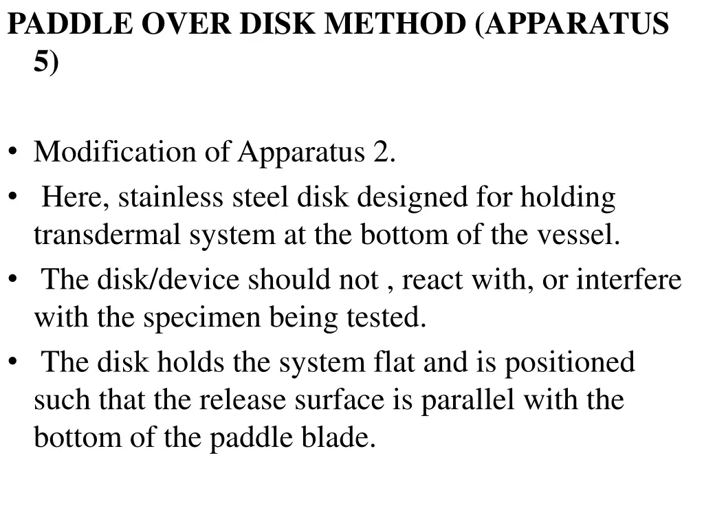 paddle over disk method apparatus 5