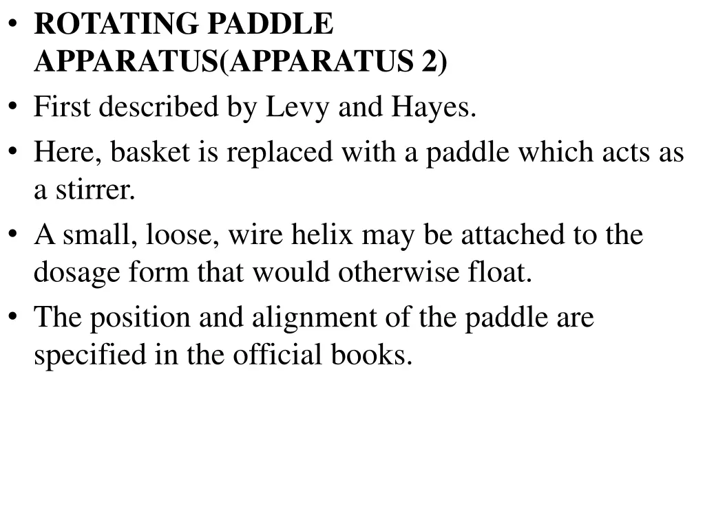 rotating paddle apparatus apparatus 2 first