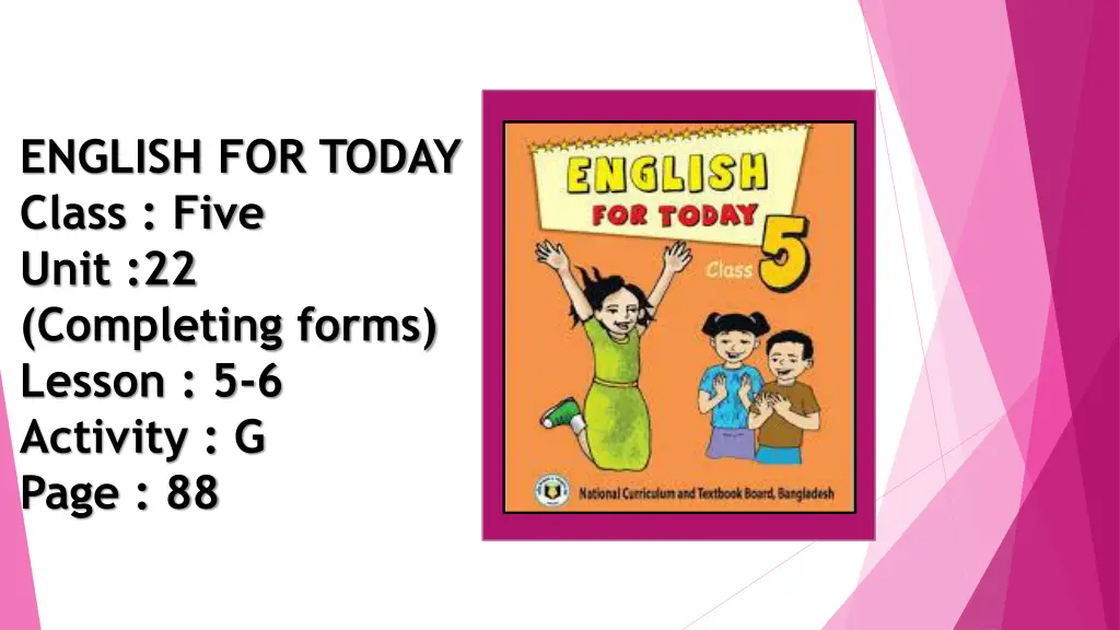 english for today class five unit 22 completing