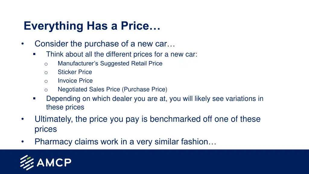everything has a price