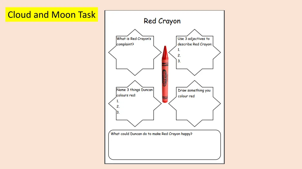 cloud and moon task
