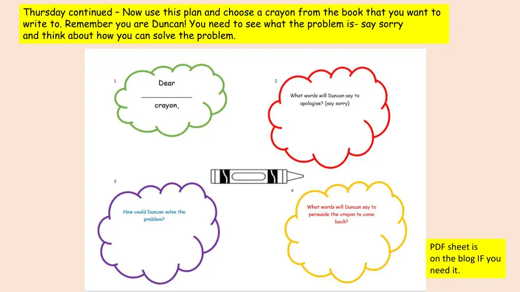 thursday continued now use this plan and choose
