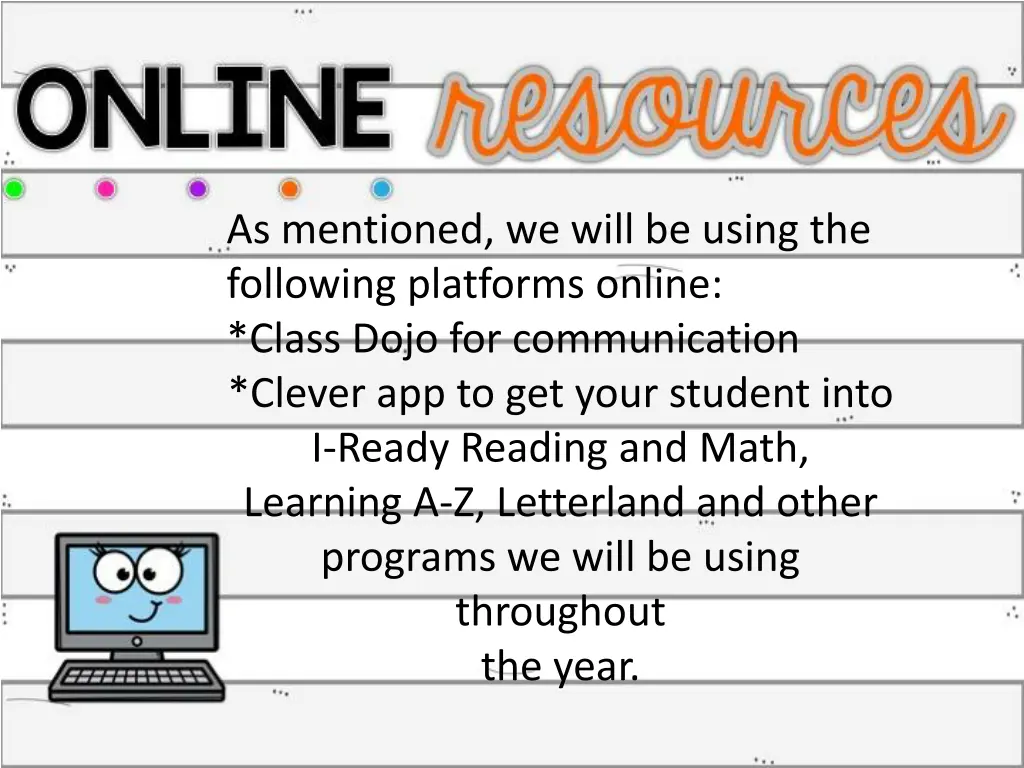 as mentioned we will be using the following