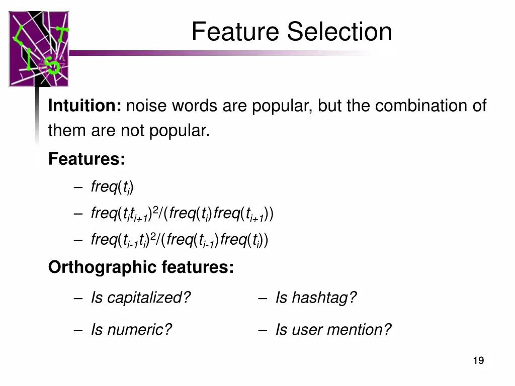 feature selection