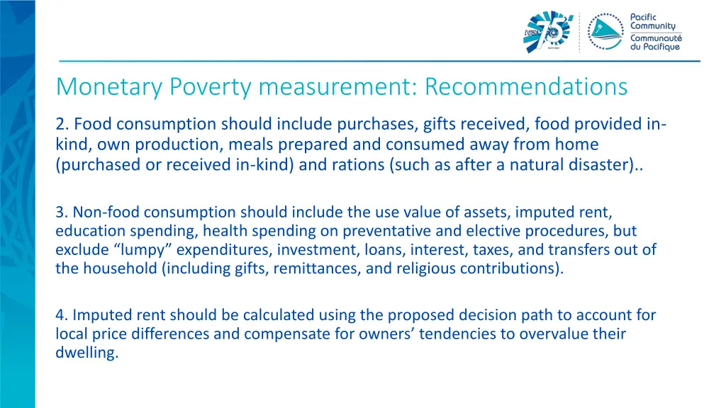 monetary poverty measurement recommendations 1