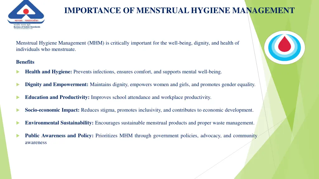 importance of menstrual hygiene management